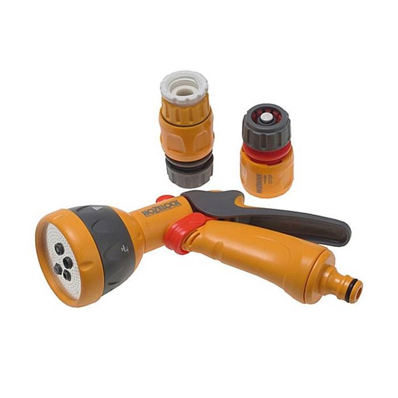 Набор для полива HoZelock 2347 с пистолетом Multi Spray 5 режимов и коннекторами 1/2" в Москве